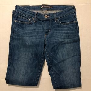 Womens Levis demi curve modern rise skinny jeans size 6